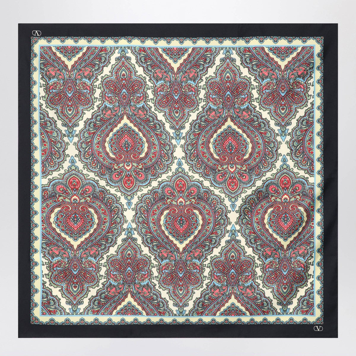 Valentino Garavani Silk scarf with Paisley print Valentino Garavani