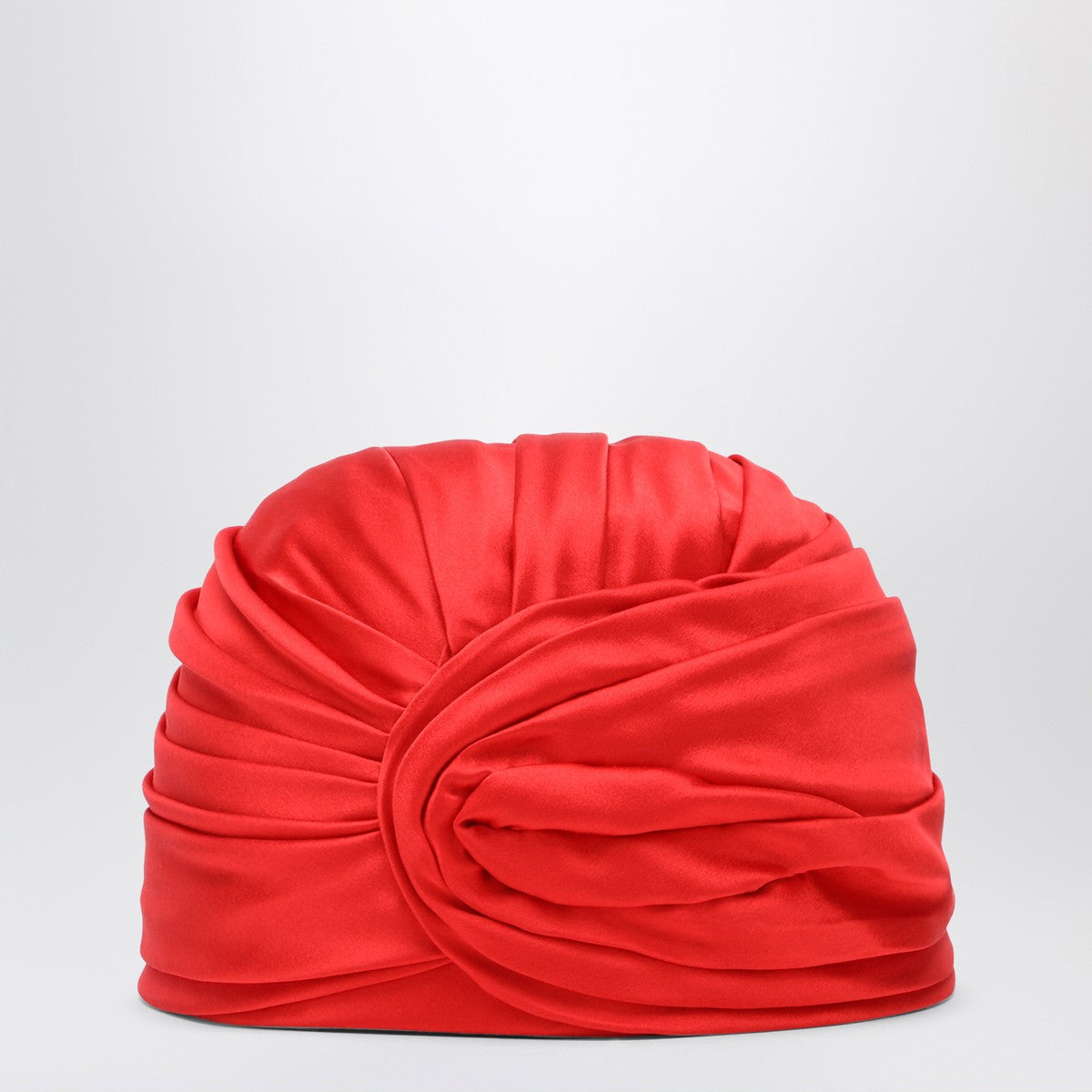 Valentino Garavani Red silk turban Valentino Garavani