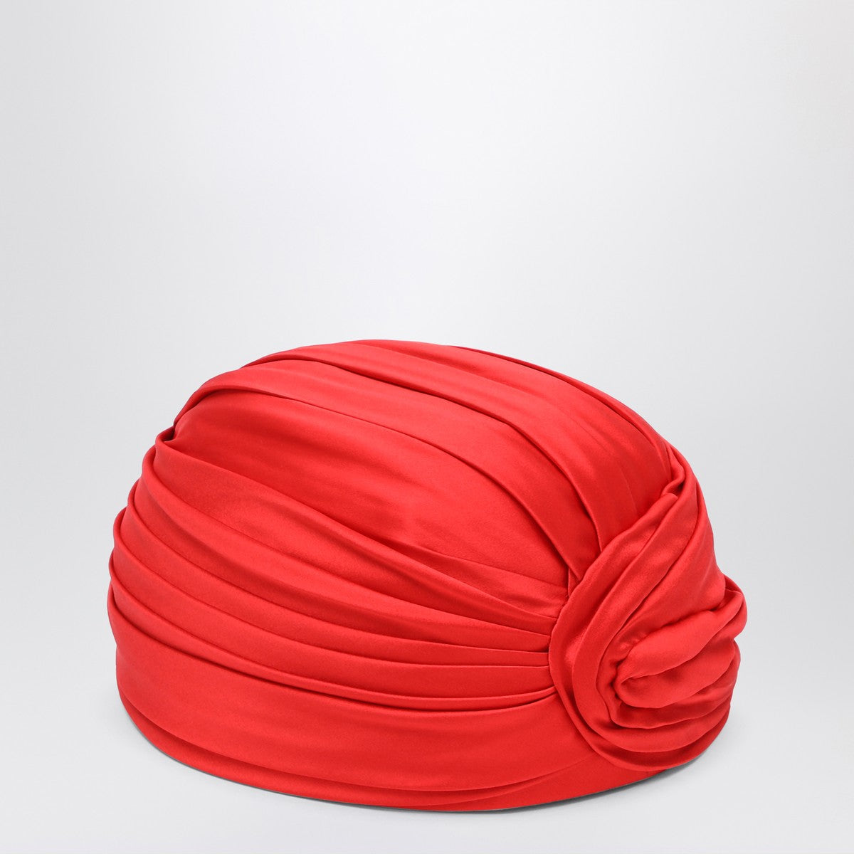 Valentino Garavani Red silk turban Valentino Garavani