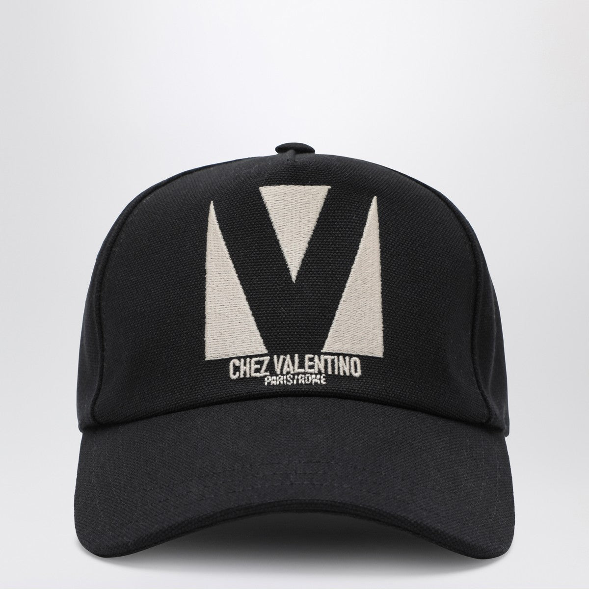 Valentino Garavani Chez Valentino black baseball cap Valentino Garavani