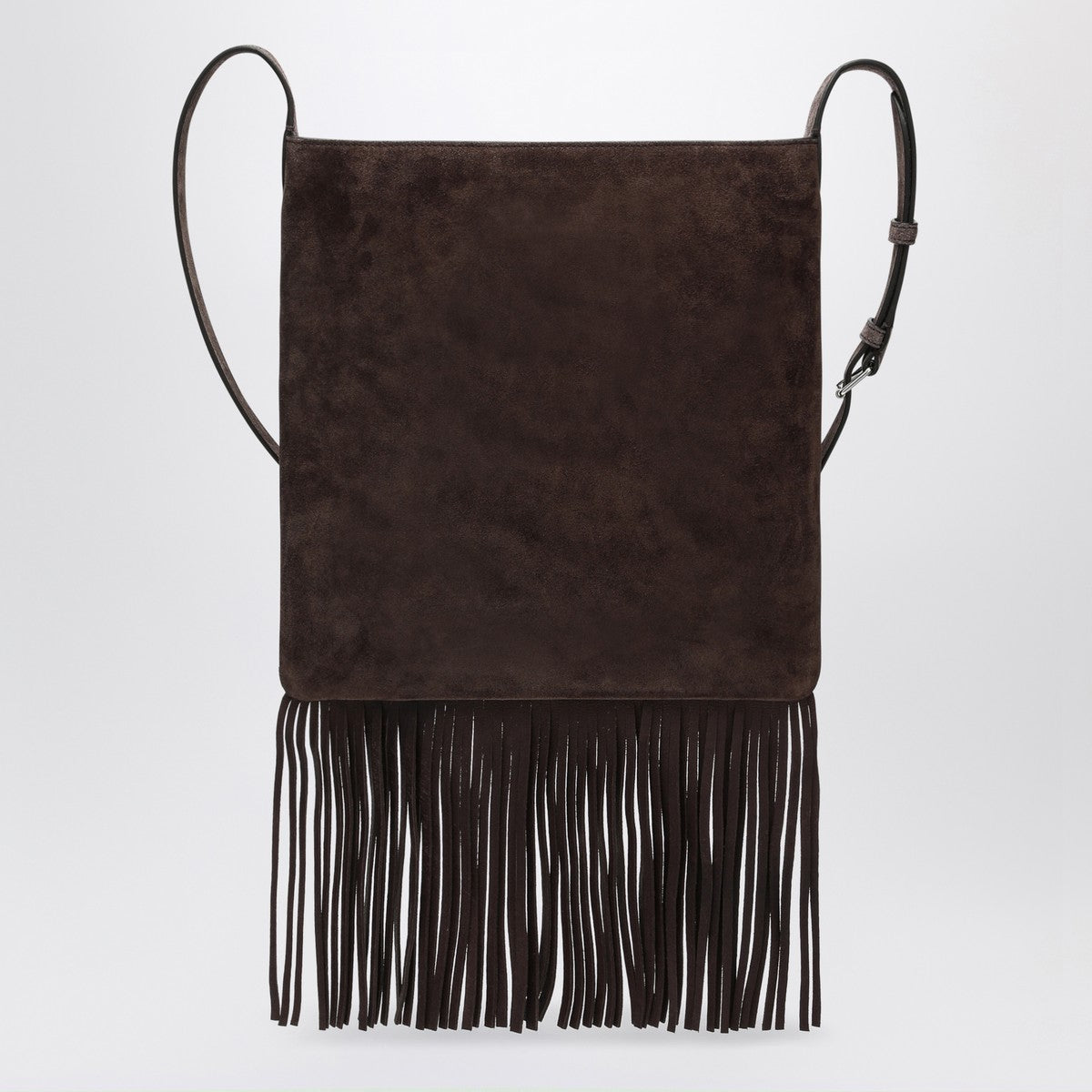 Valentino Garavani Nellcôte dark brown suede bag Valentino Garavani