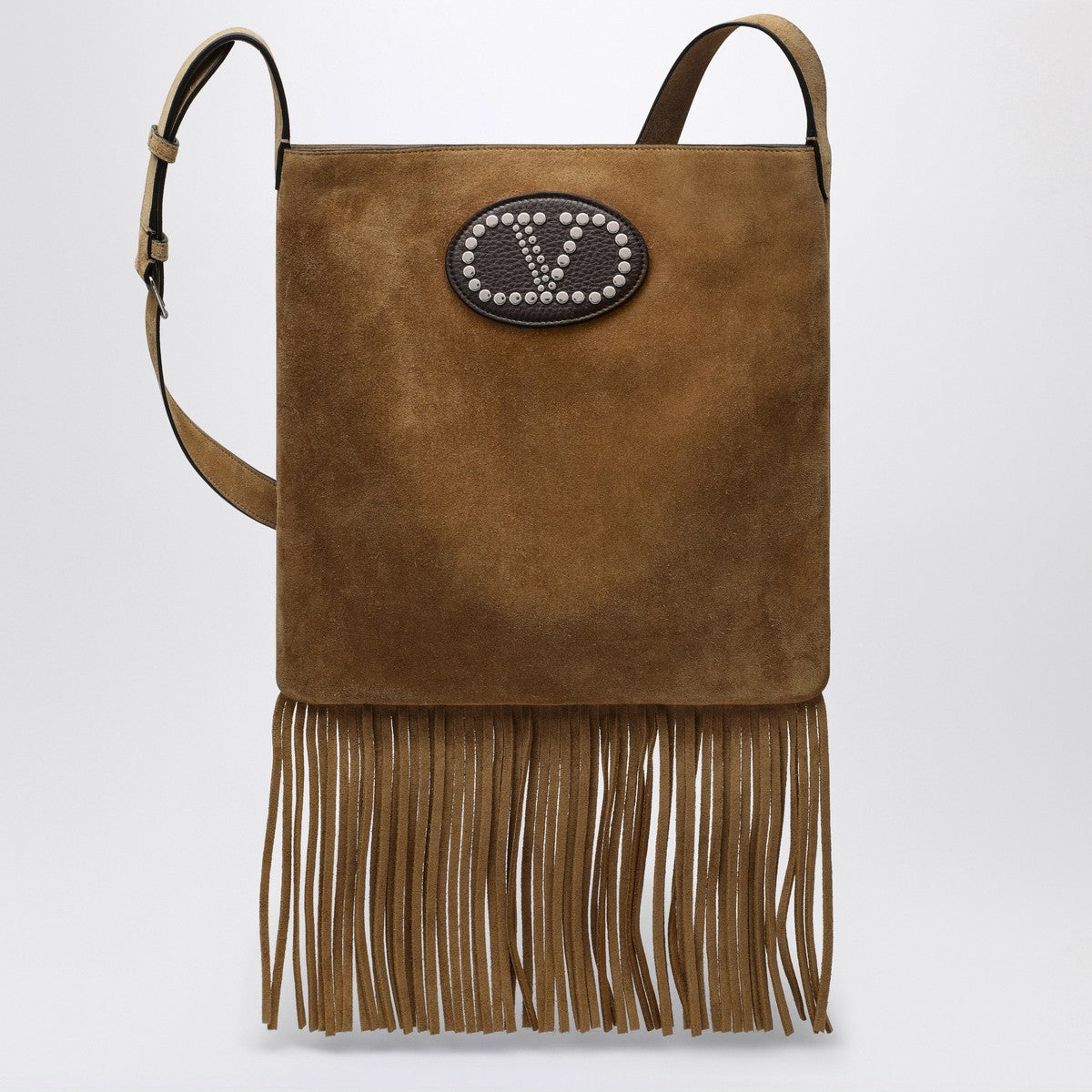 Valentino Garavani Beige suede Nellcôte bag Valentino Garavani