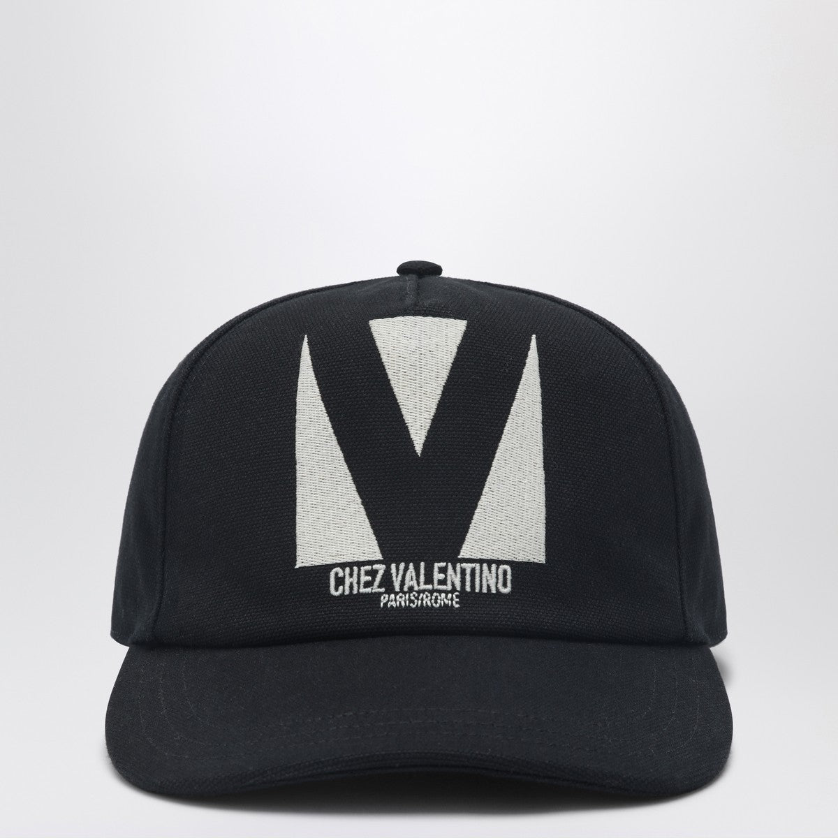 Valentino Garavani Chez Valentino black baseball cap Valentino Garavani