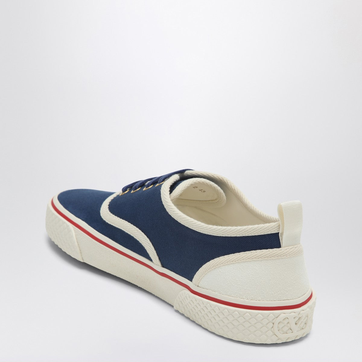 Valentino Garavani Sneaker Nojoke in blue and white canvas Valentino Garavani