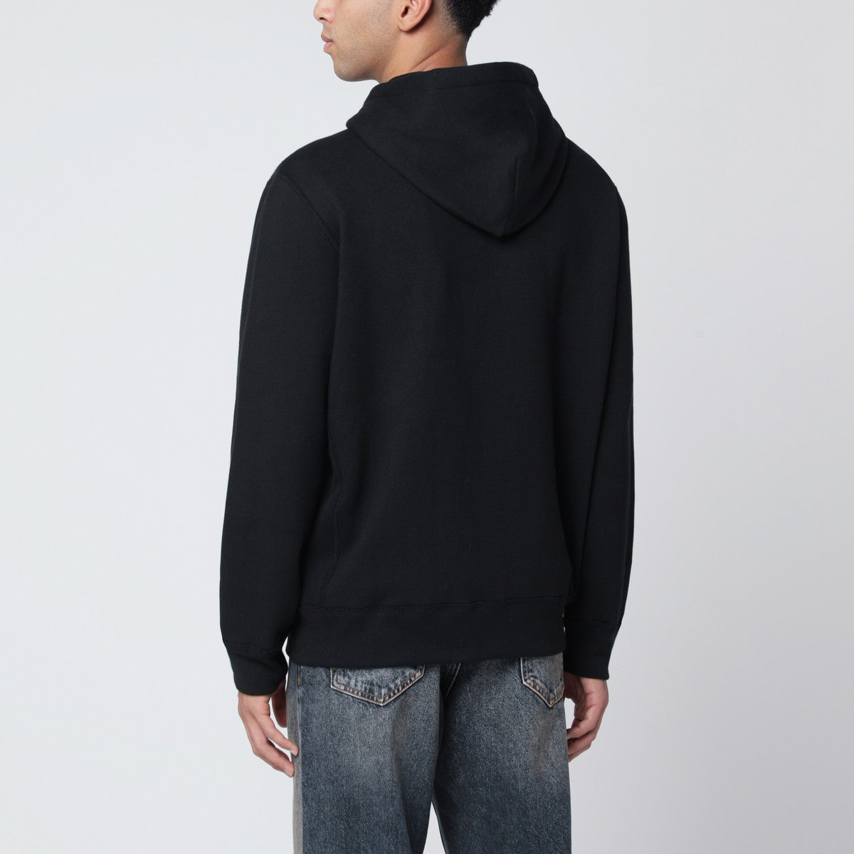 Polo Ralph Lauren Black brushed cotton zip sweatshirt Polo Ralph Lauren