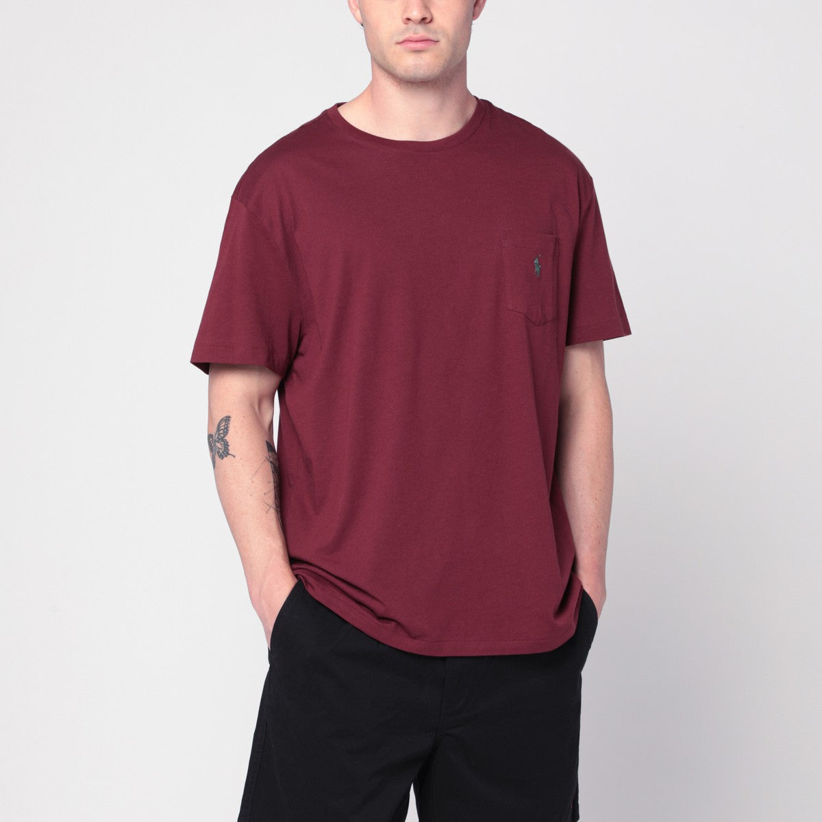 Polo Ralph Lauren Wine red cotton T-shirt Classic-Fit Polo Ralph Lauren