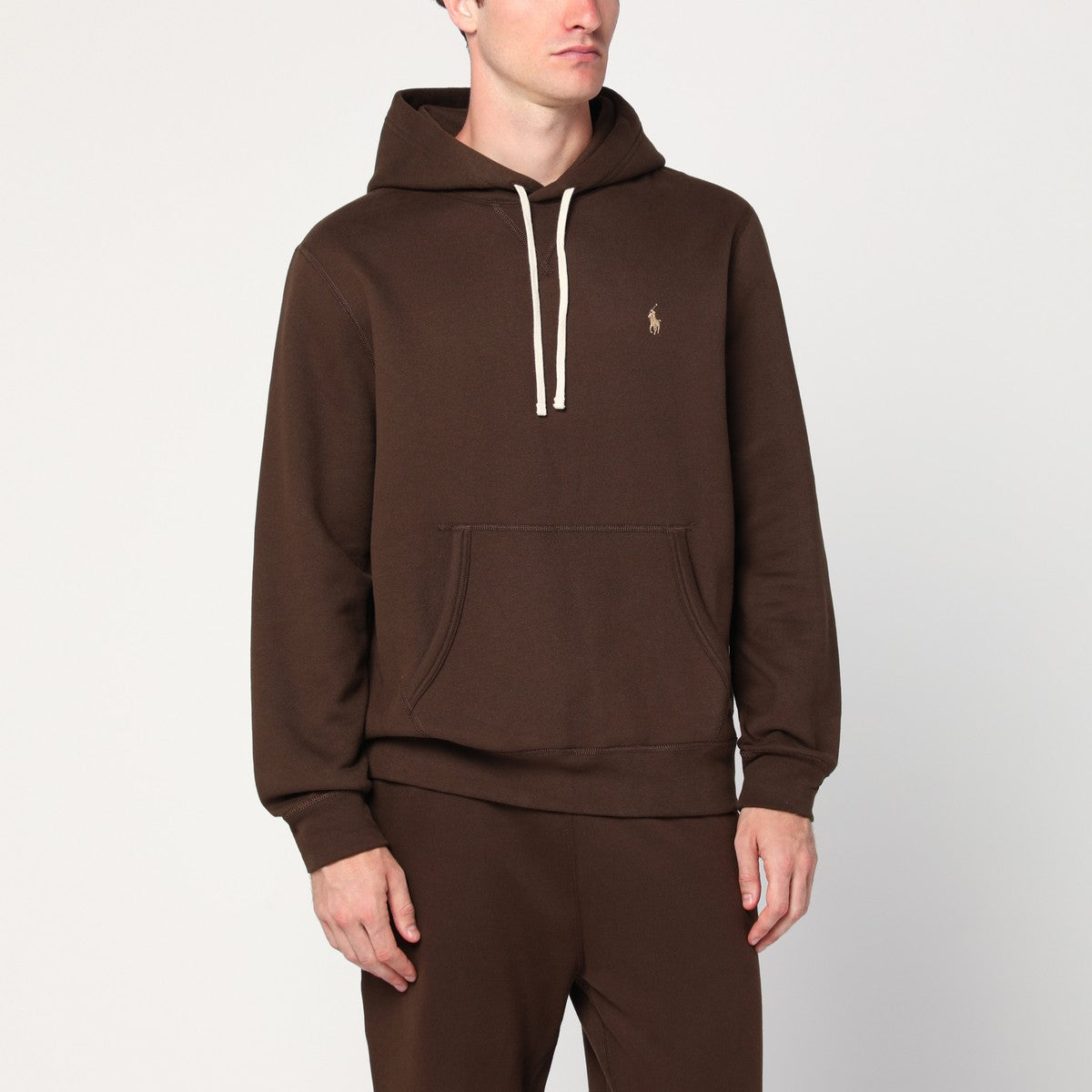 Polo Ralph Lauren Brown cotton-blend sweatshirt Polo Ralph Lauren