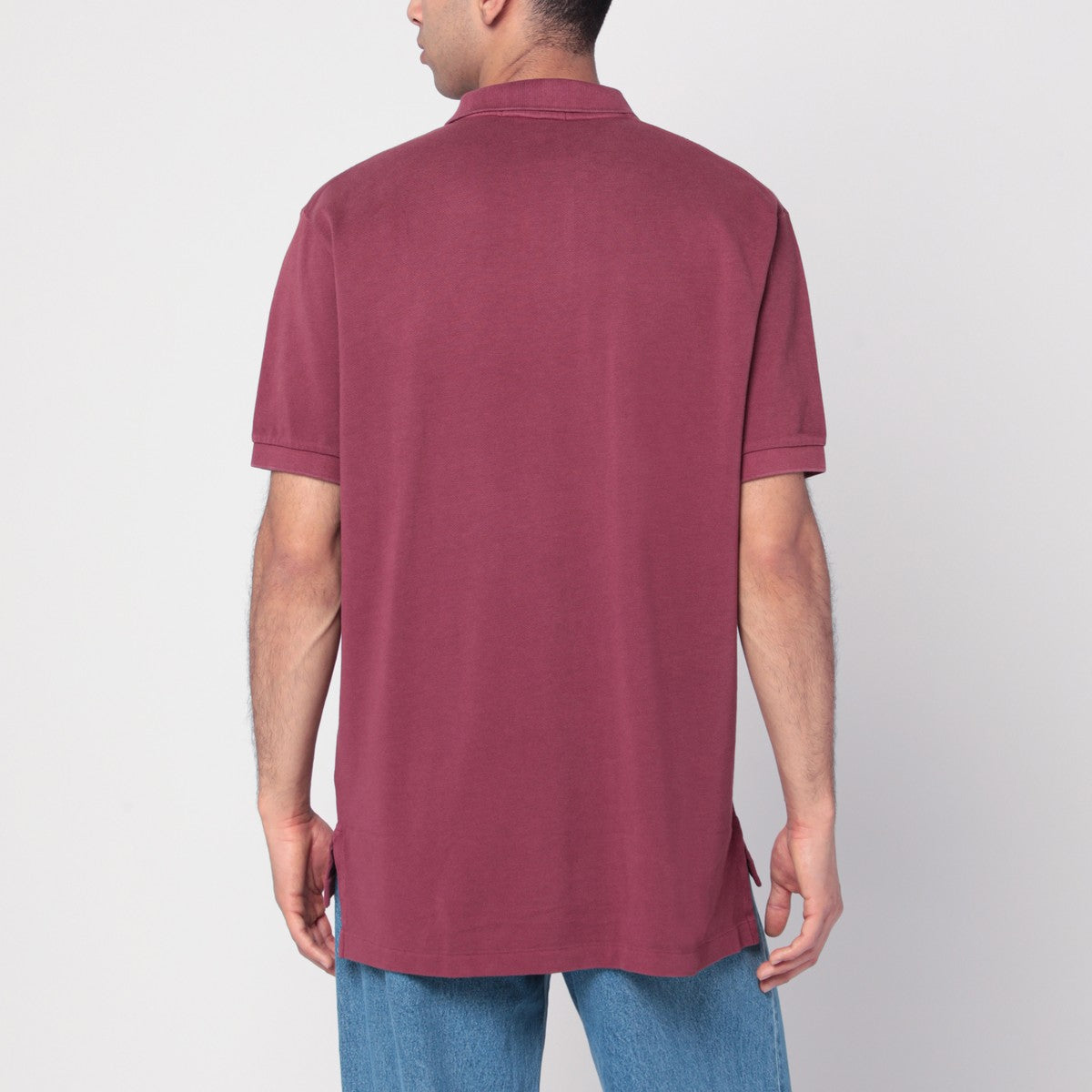 Polo Ralph Lauren Washed wine red cotton polo Polo Ralph Lauren