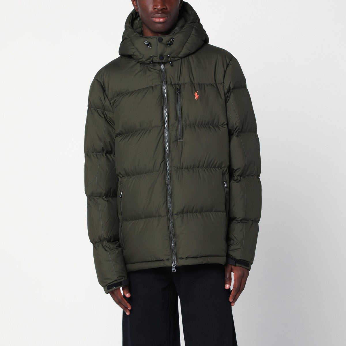 Polo Ralph Lauren Olive green hooded down jacket Polo Ralph Lauren