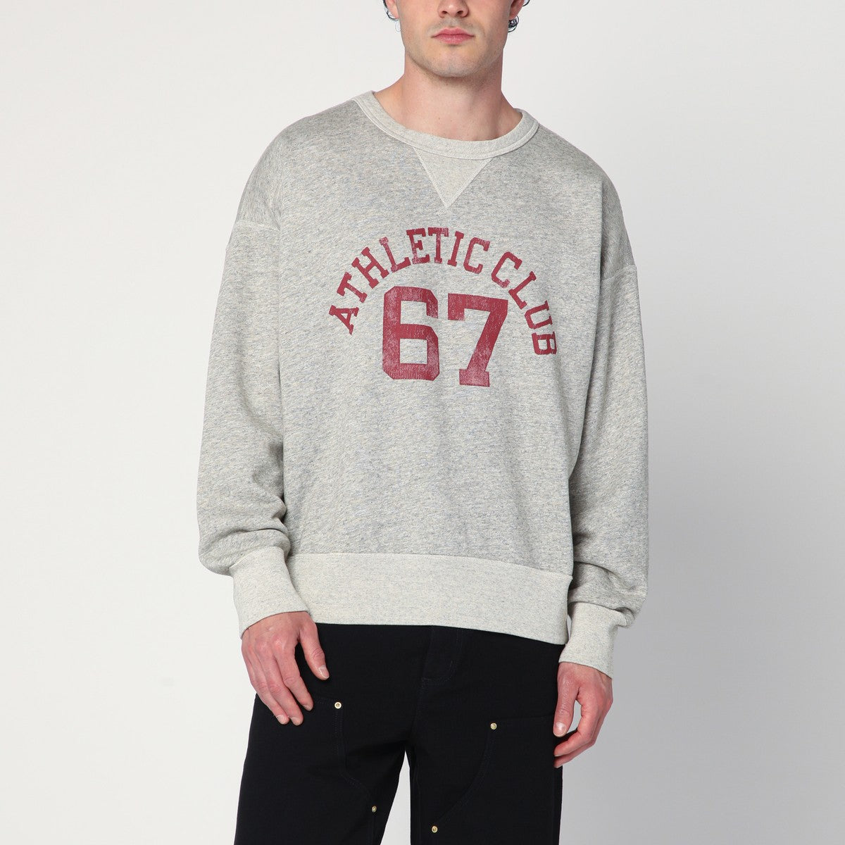 Polo Ralph Lauren Gray loopback sweatshirt with graphic Polo Ralph Lauren