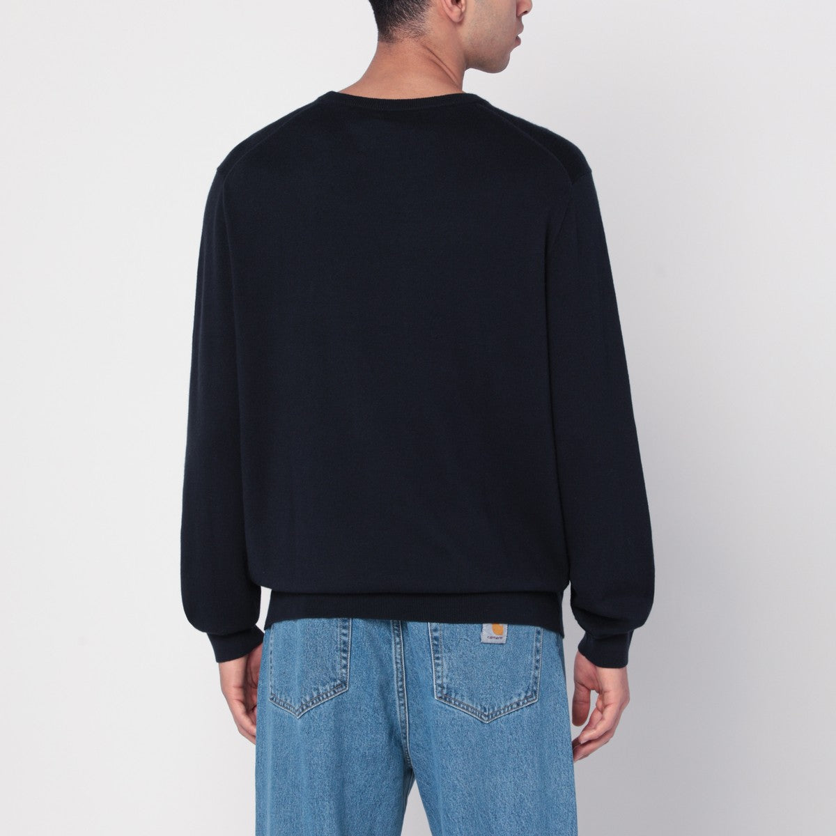 Polo Ralph Lauren Navy blue sweater in cotton and cashmere Polo Ralph Lauren