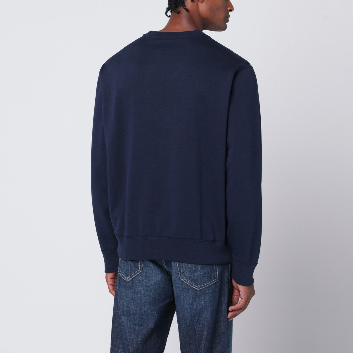Polo Ralph Lauren Navy blue cotton-blend sweatshirt Polo Ralph Lauren