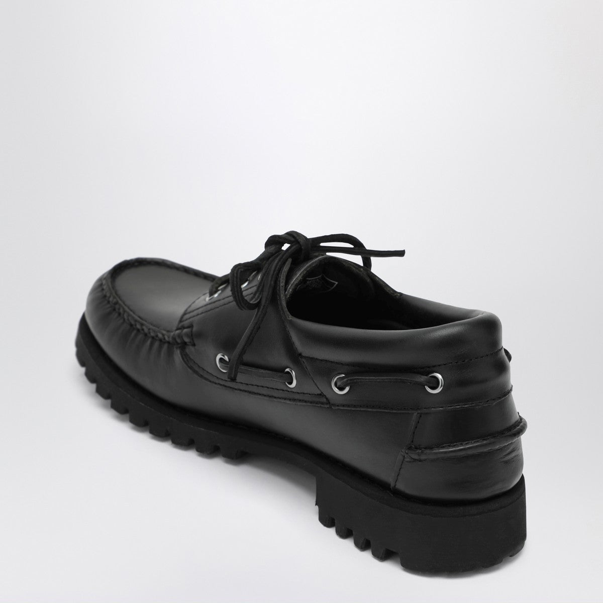 Sebago Ranger Moc Soft Loafers in Black Sebago