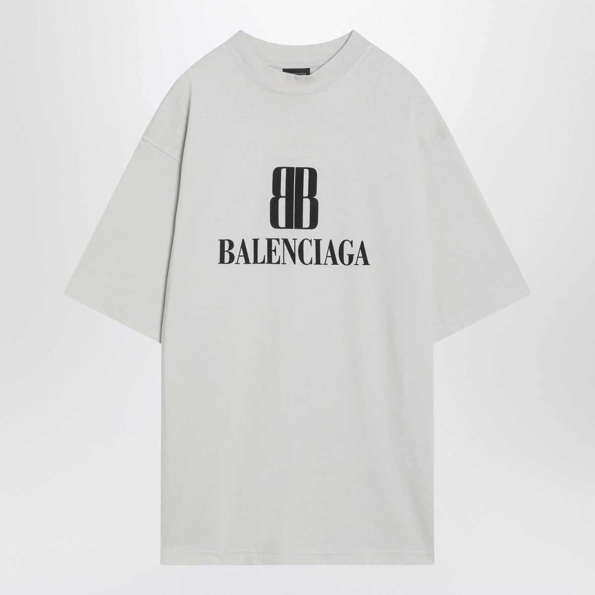 Balenciaga White Nano BB Medium Fit T-shirt Balenciaga