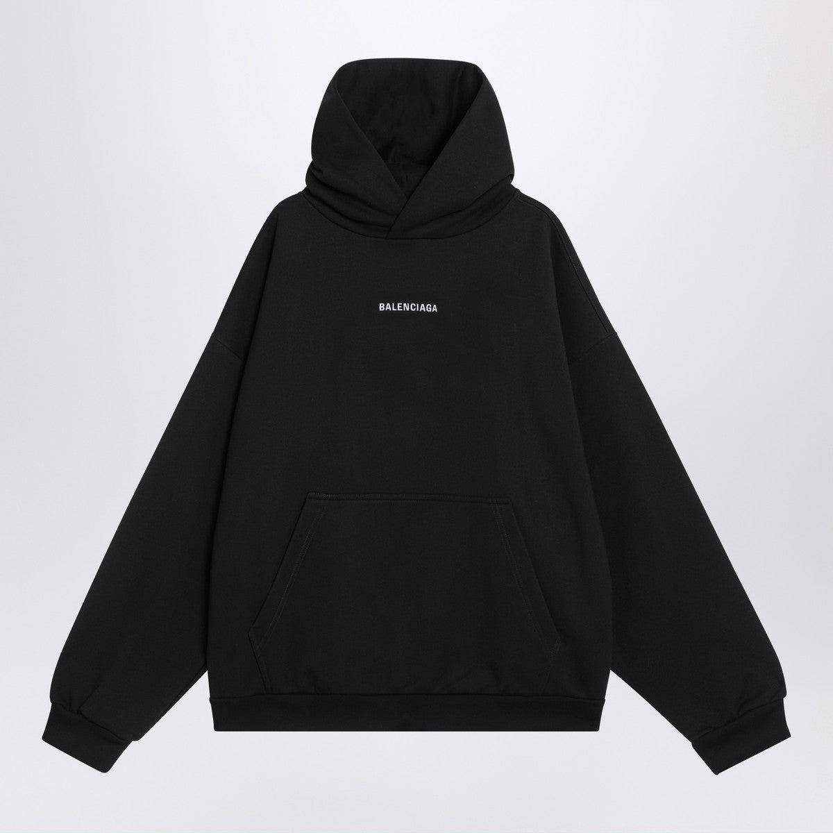 Black New Balenciaga Back Medium Fit sweatshirt Balenciaga