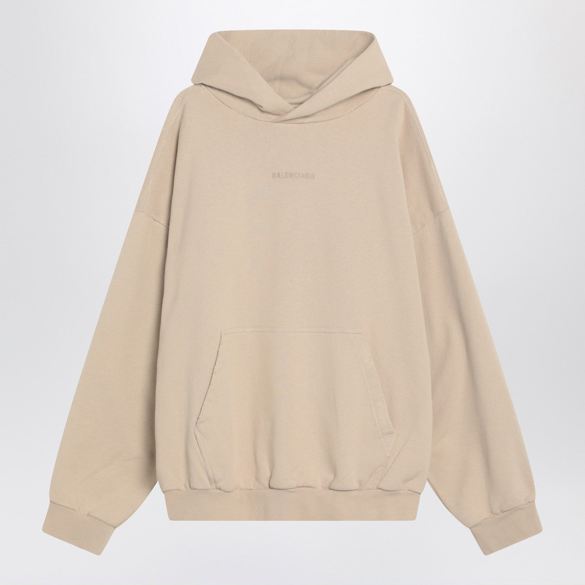 Beige New Balenciaga Back sweatshirt Balenciaga