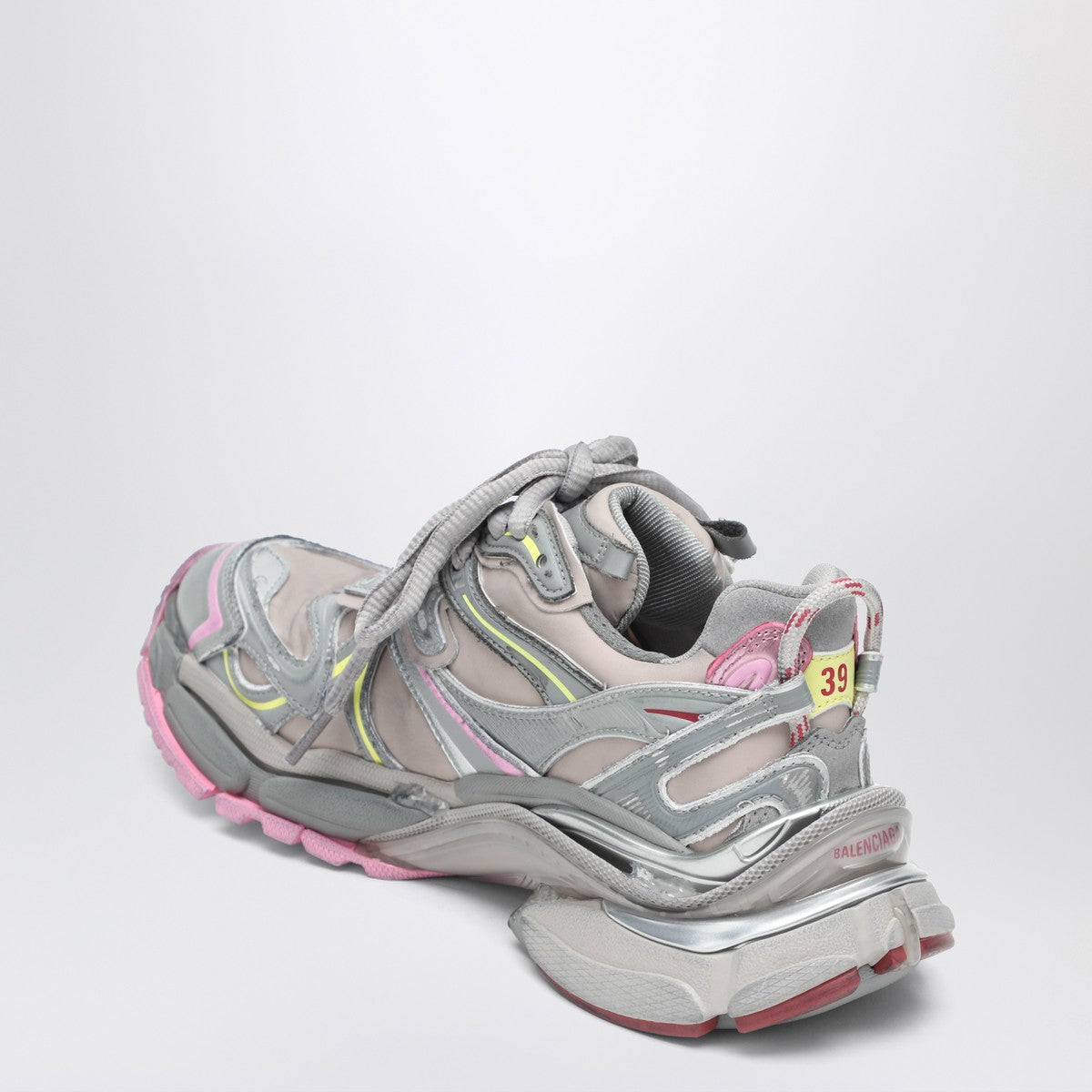 Balenciaga Runner 2.0 grey/yellow/pink sneakers Balenciaga