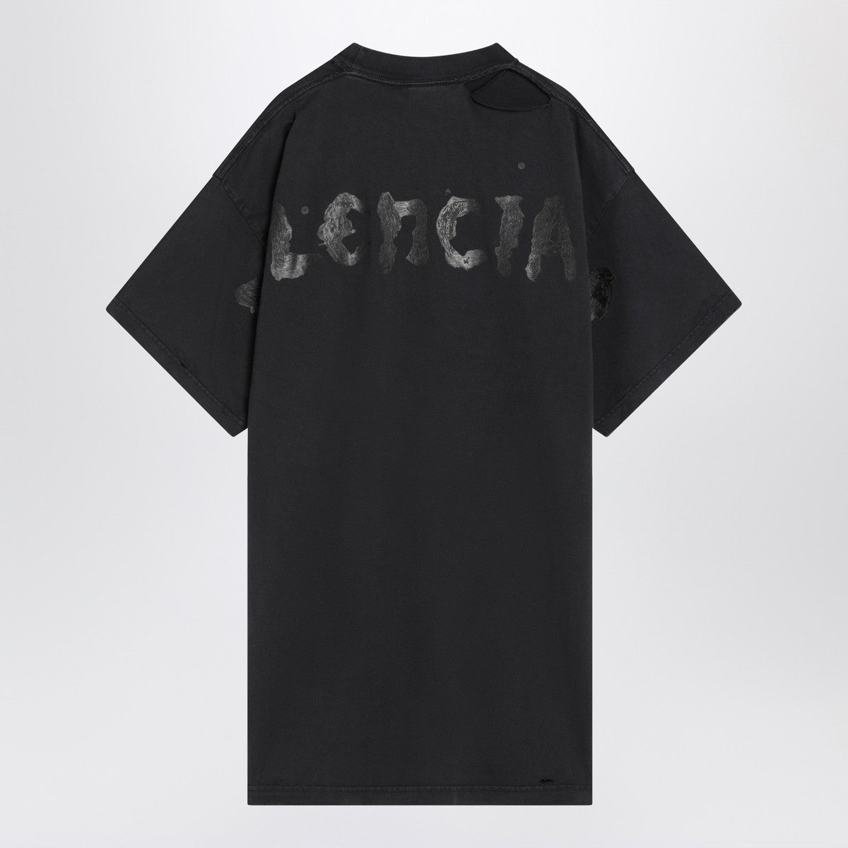 Balenciaga T-Shirt over Painted black in vintage jersey Balenciaga