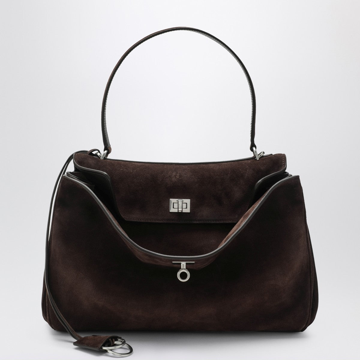 Balenciaga Medium brown suede Rodeo bag Balenciaga