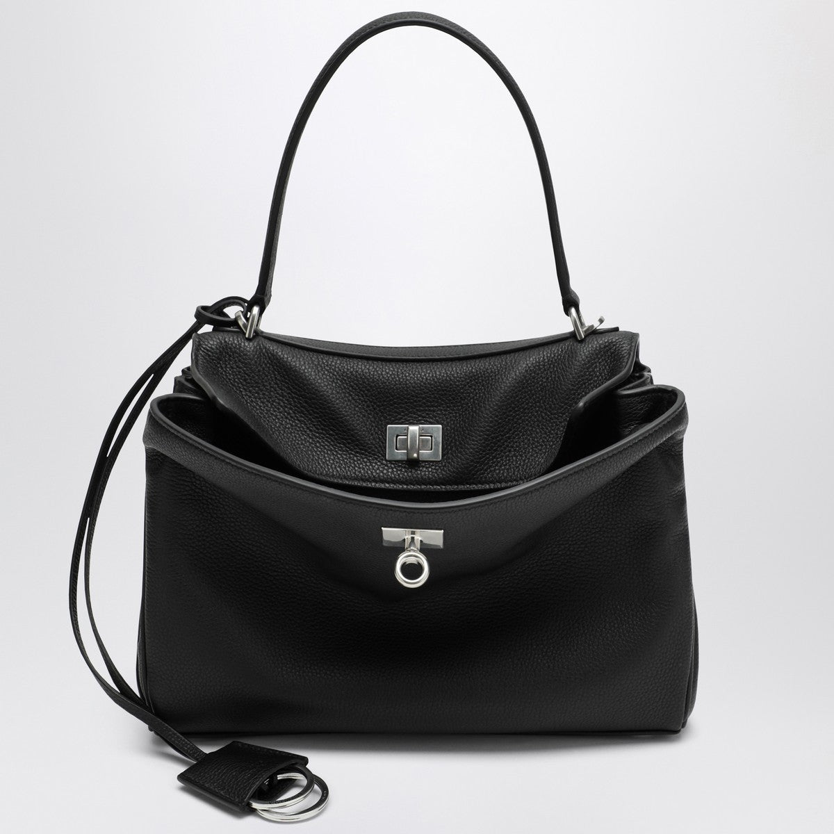 Balenciaga Smooth black calfskin Small Rodeo bag Balenciaga