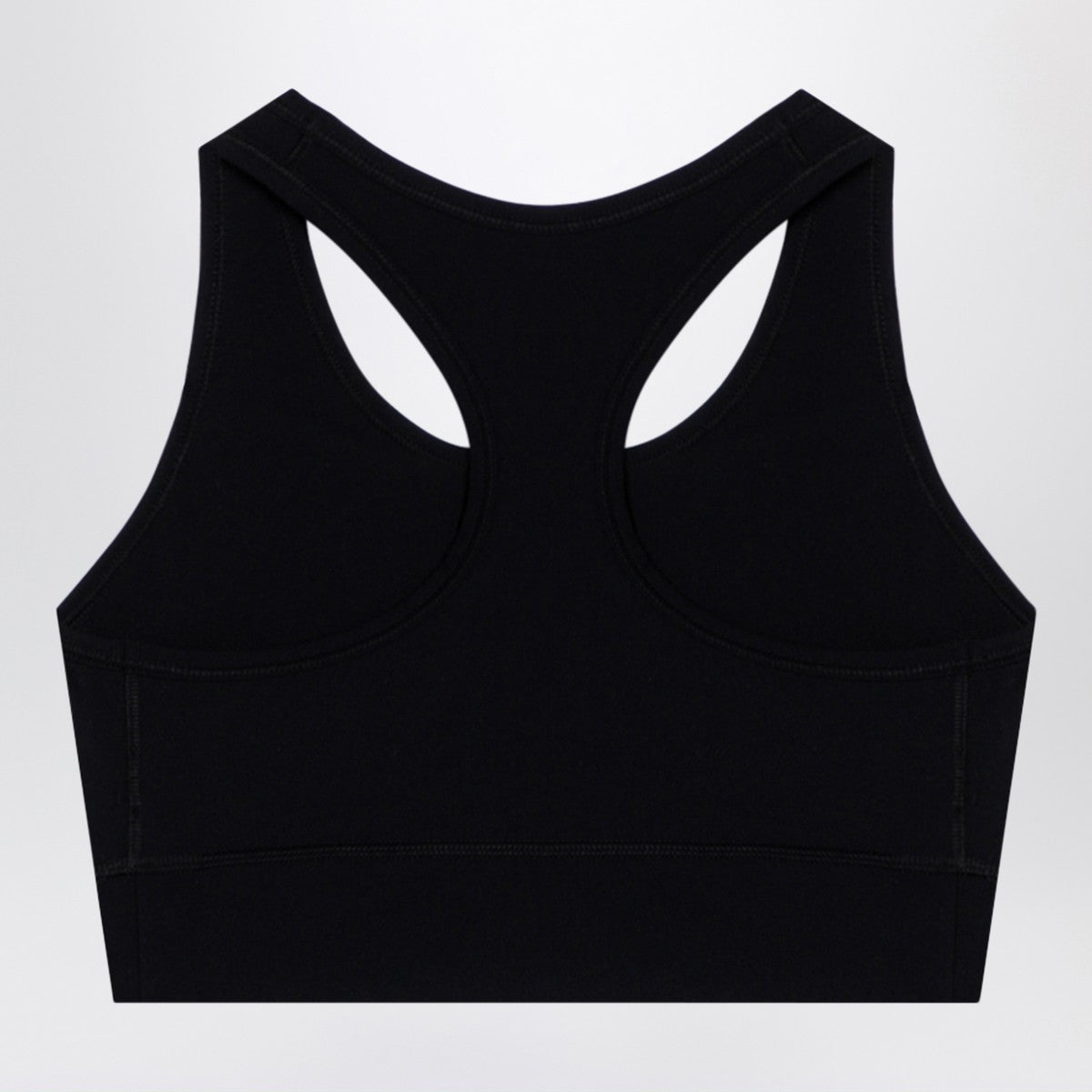 Balenciaga Black Activewear sleeveless top in matt nylon blend Balenciaga