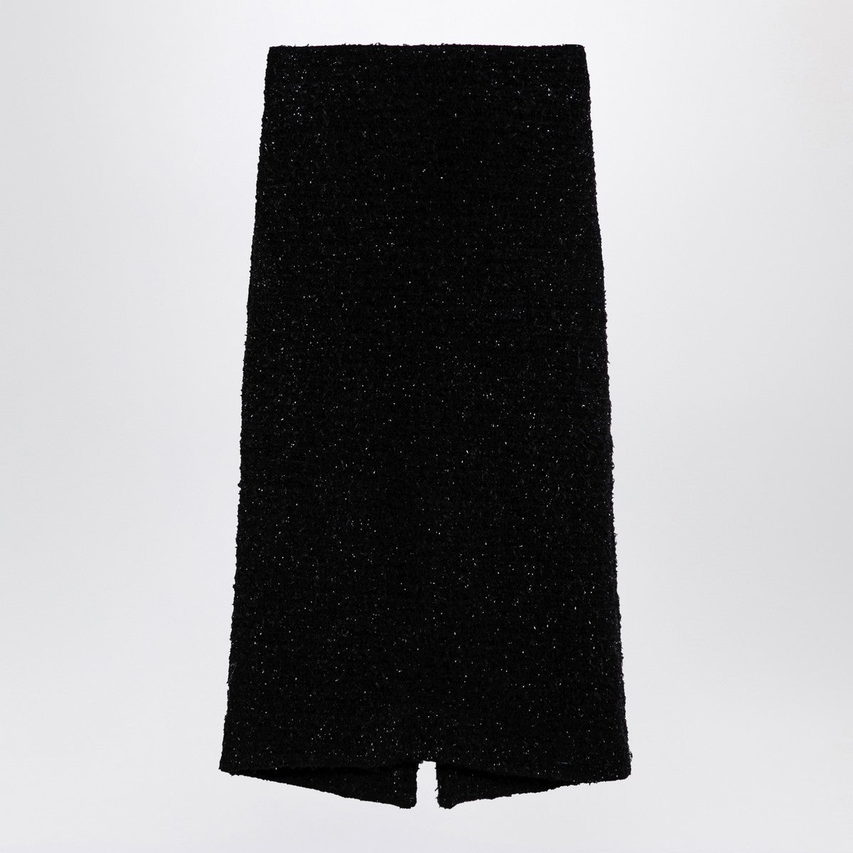 Balenciaga Black tweed midi skirt Balenciaga