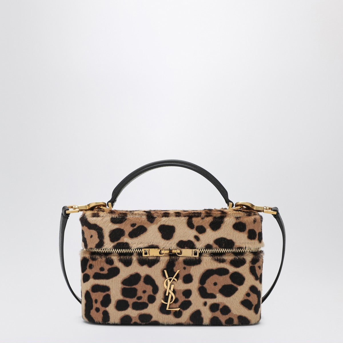 Saint Laurent Leopard-print pony leather GABY Vanity bag Saint Laurent