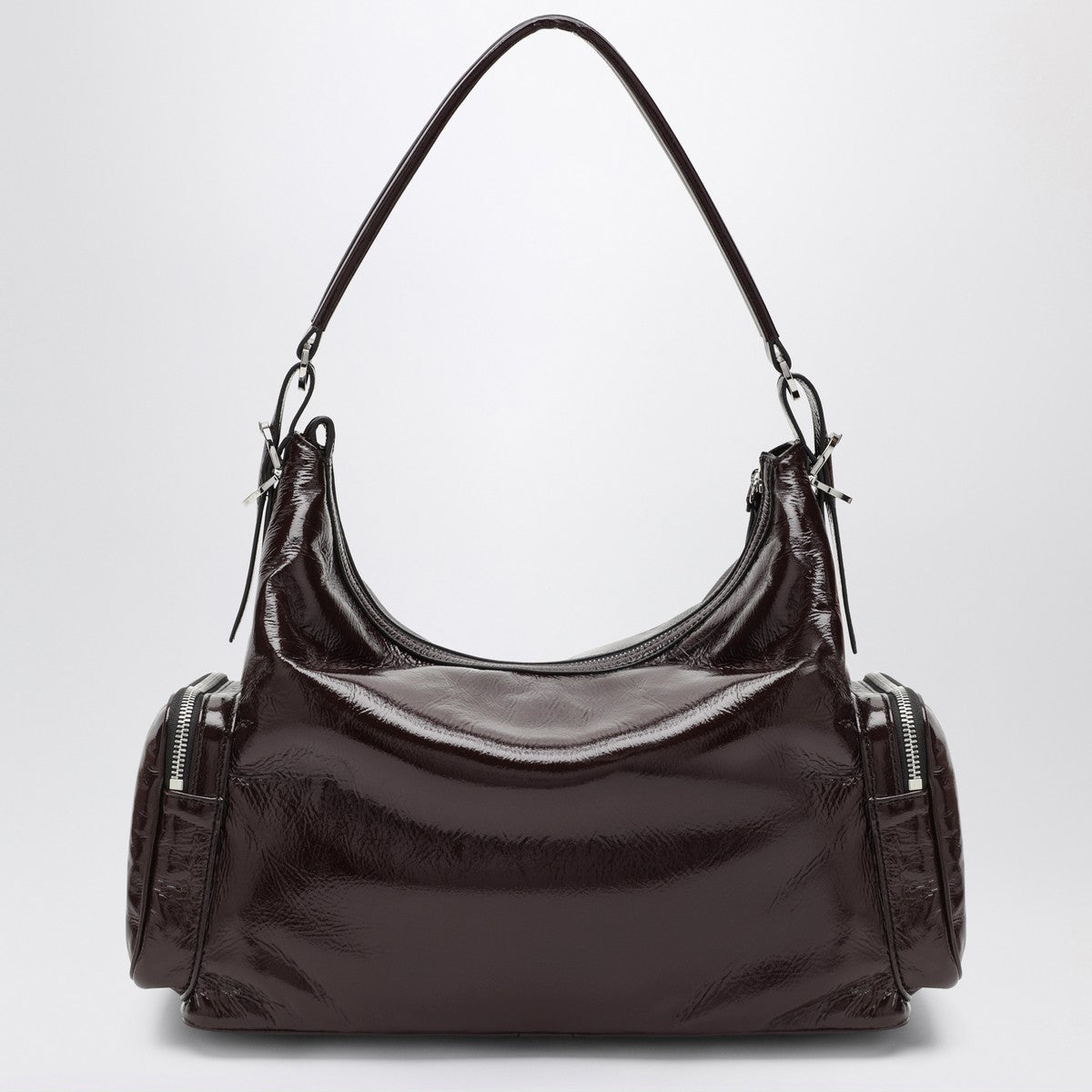 Stella McCartney Dartmoor shoulder bag in eggplant color Stella McCartney