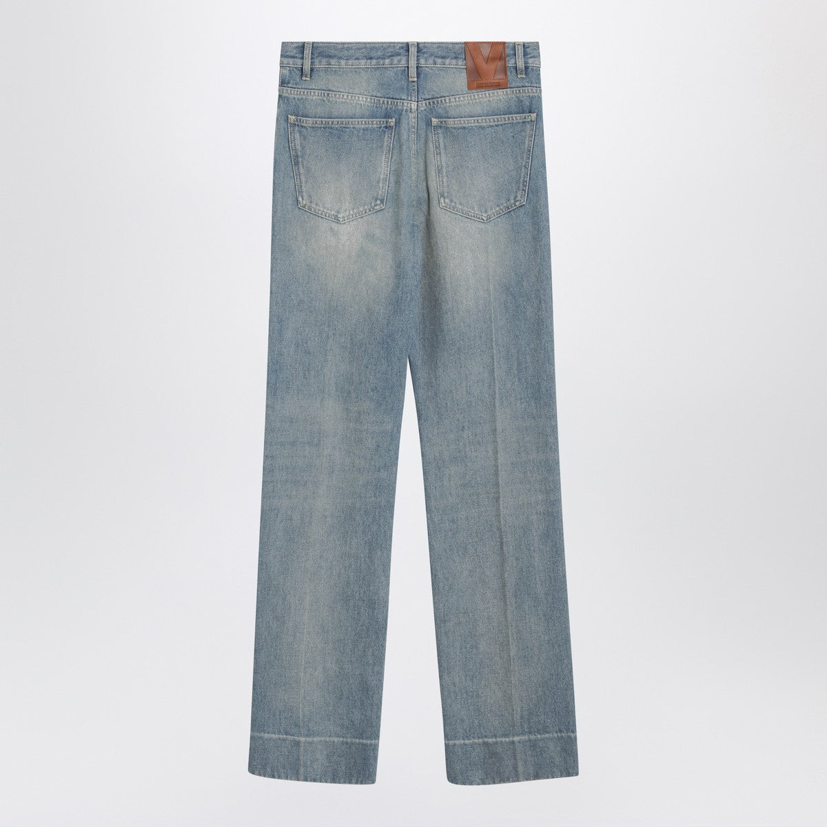 Valentino Light blue washed-effect jeans Valentino