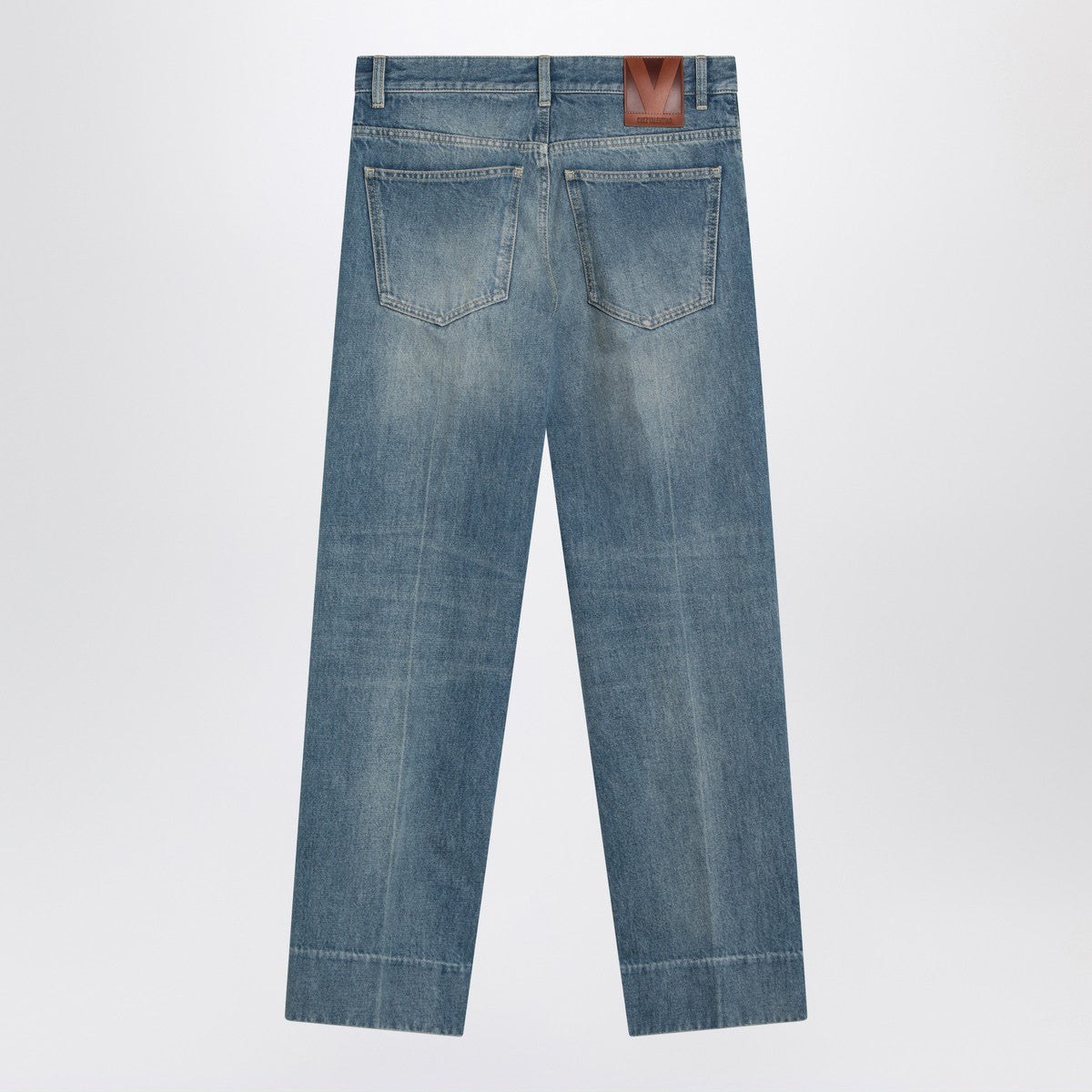 Valentino Faded-effect blue jeans Valentino