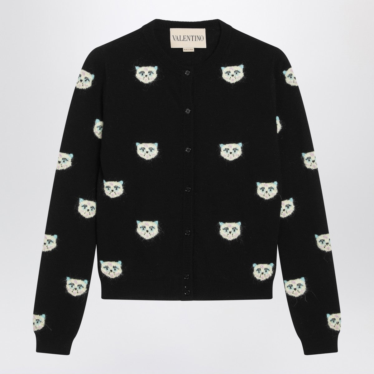 Valentino Le Chat De La Maison intarsia cardigan Valentino