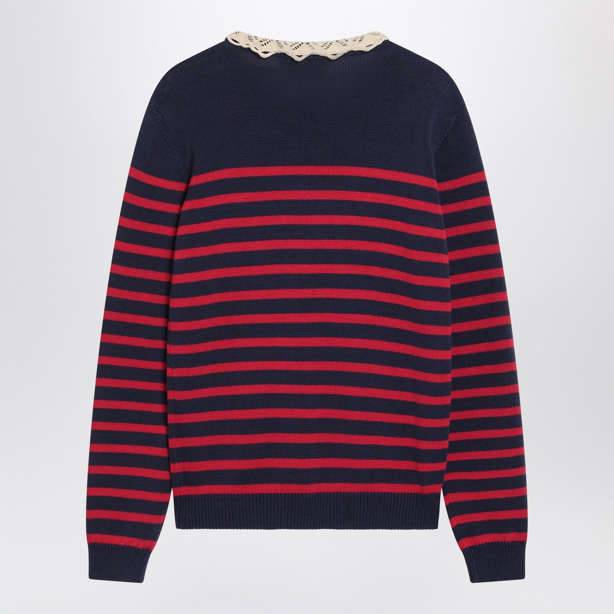 Blue striped Chez Valentino top Valentino