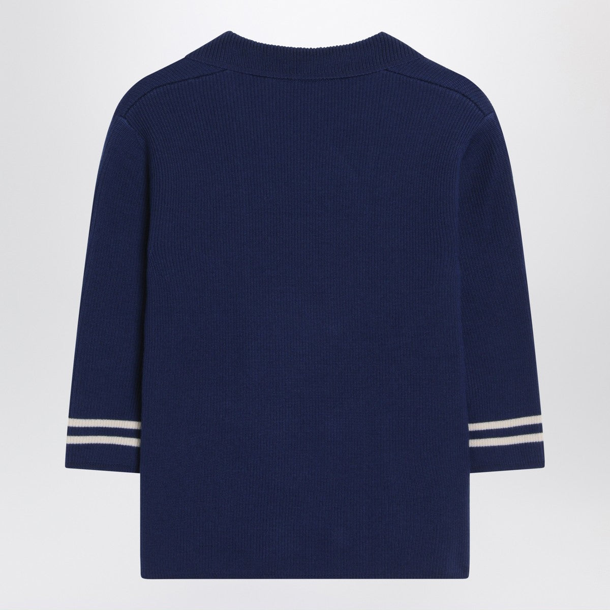 Valentino Blue double-breasted wool cardigan Valentino