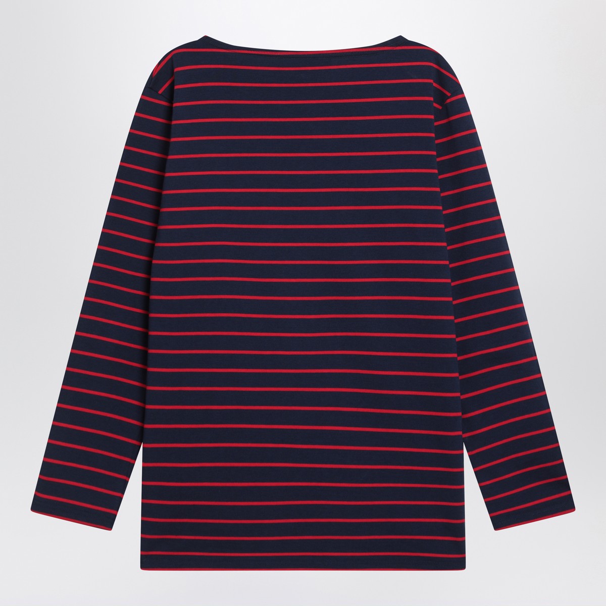Blue T-shirt with red stripes by Valentino Valentino