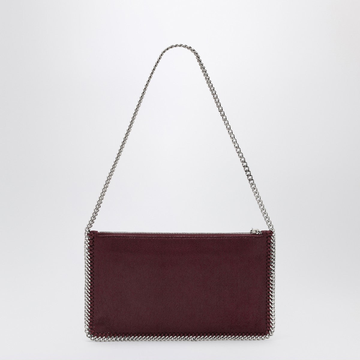 Stella McCartney Falabella Plum coloured clutched shoulder bag Stella McCartney