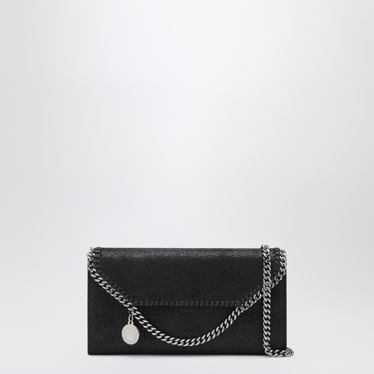 Stella McCartney Falabella black crossbody wallet Stella McCartney