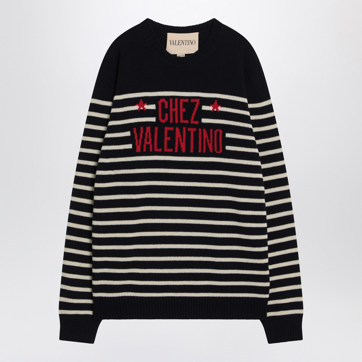 Sweater with jacquard pattern Chez Valentino Valentino