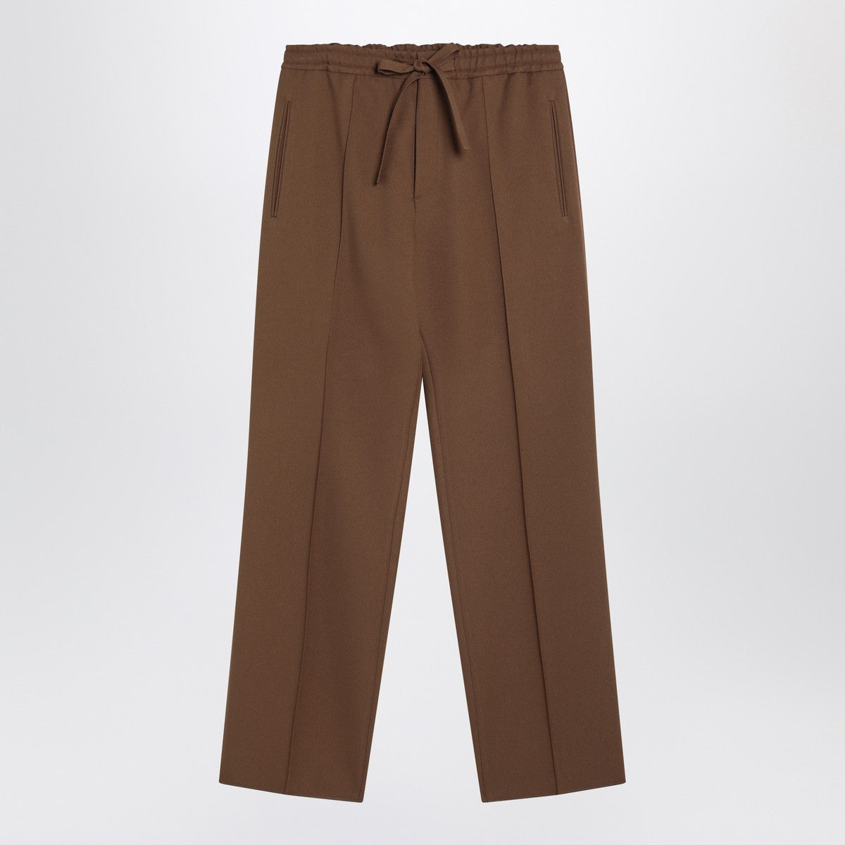Valentino Brown gabardine trousers Valentino