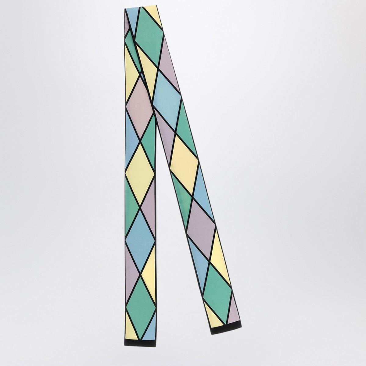 Valentino Garavani Rhombelle scarf in multicolored silk Valentino Garavani