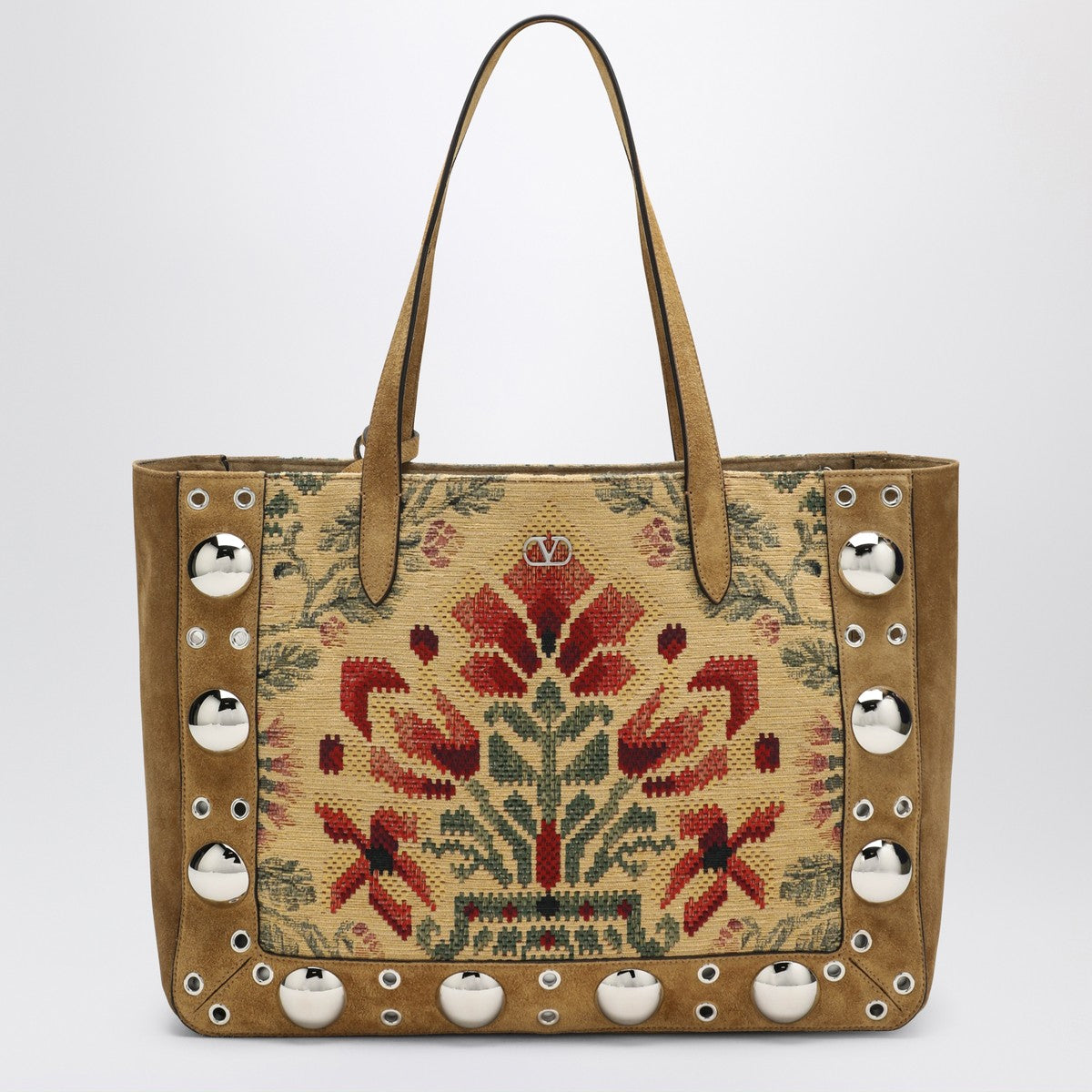 Valentino Garavani Medium tote bag Nellcôte in jacquard fabric Valentino Garavani