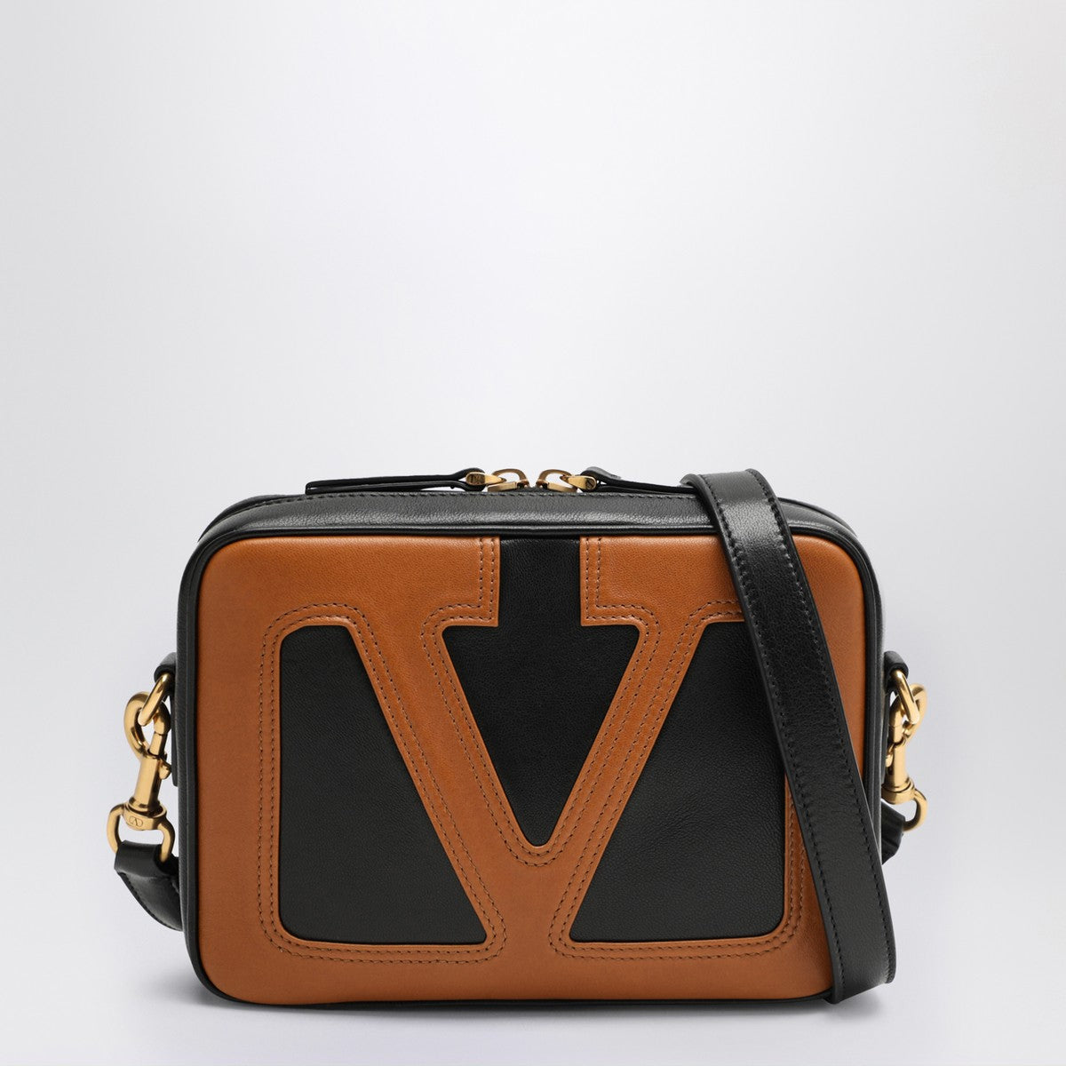Valentino Garavani Viva Superstar crossbody bag black/spice Valentino Garavani