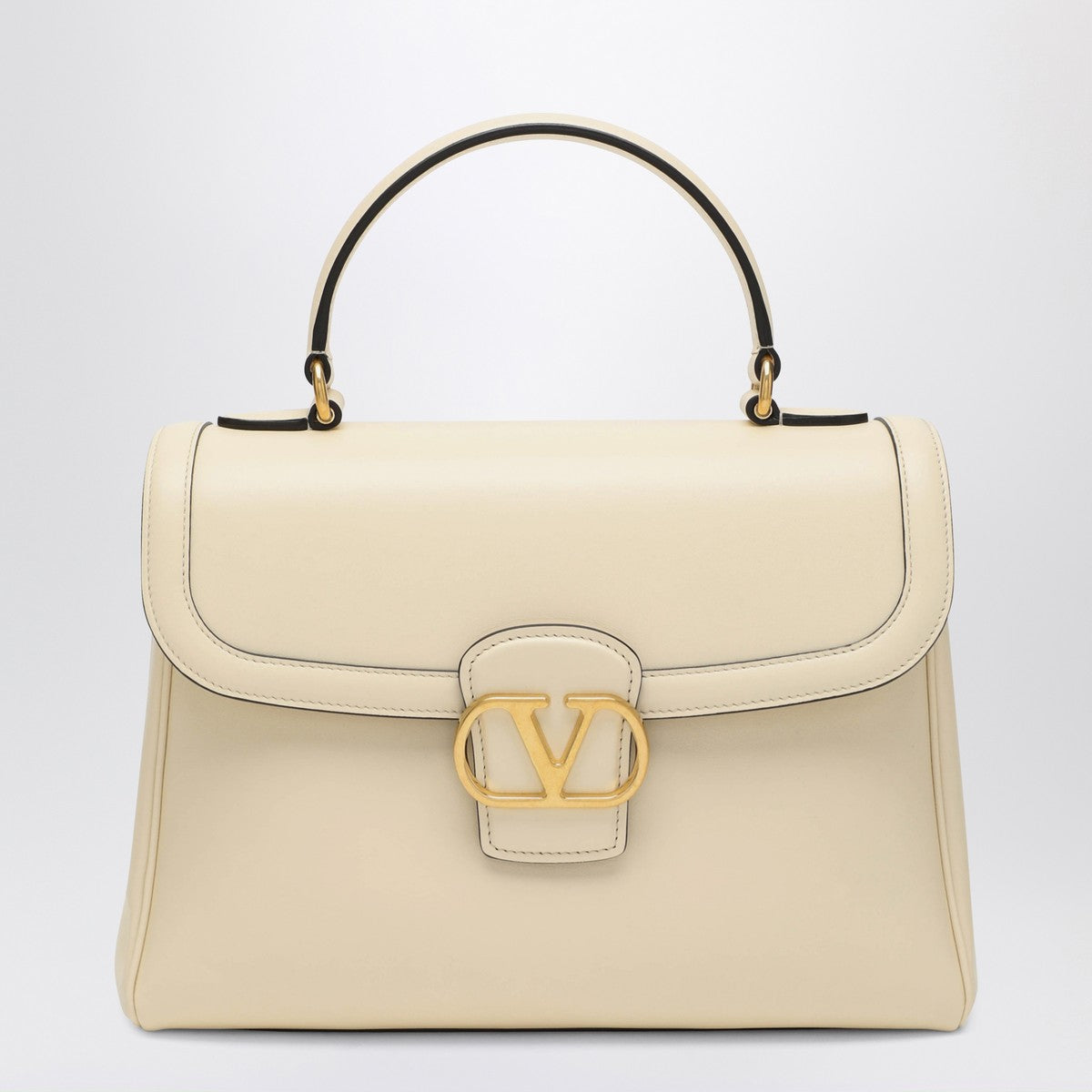 Valentino Garavani Large 9TO5 shoulder bag in butter color Valentino Garavani