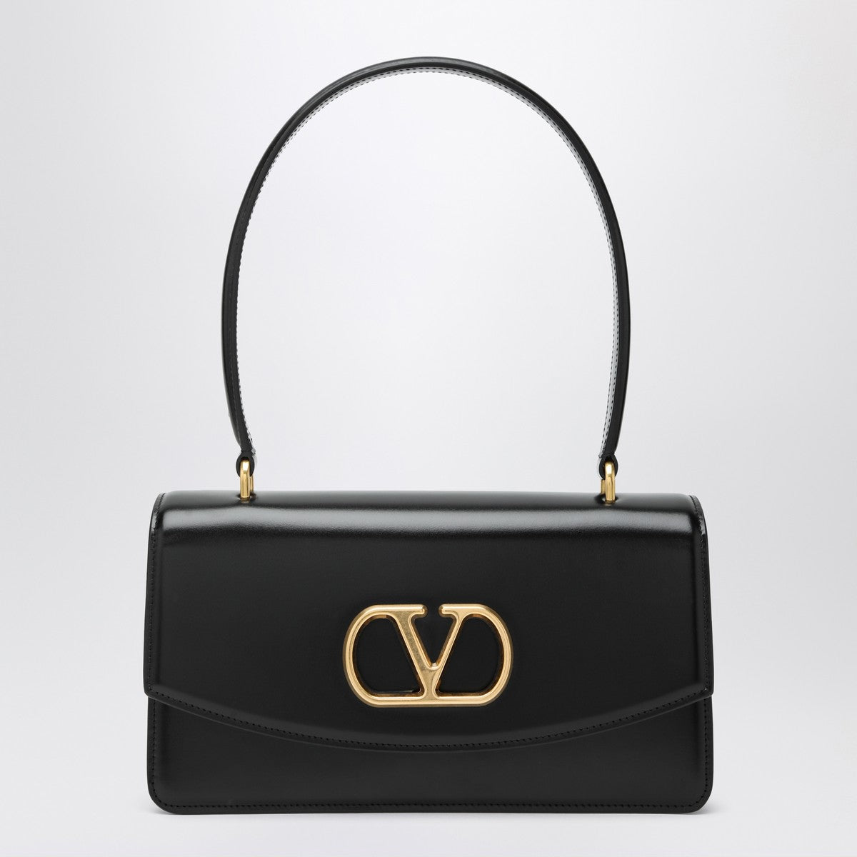 Valentino Garavani Vain bag in black glossy calfskin Valentino Garavani
