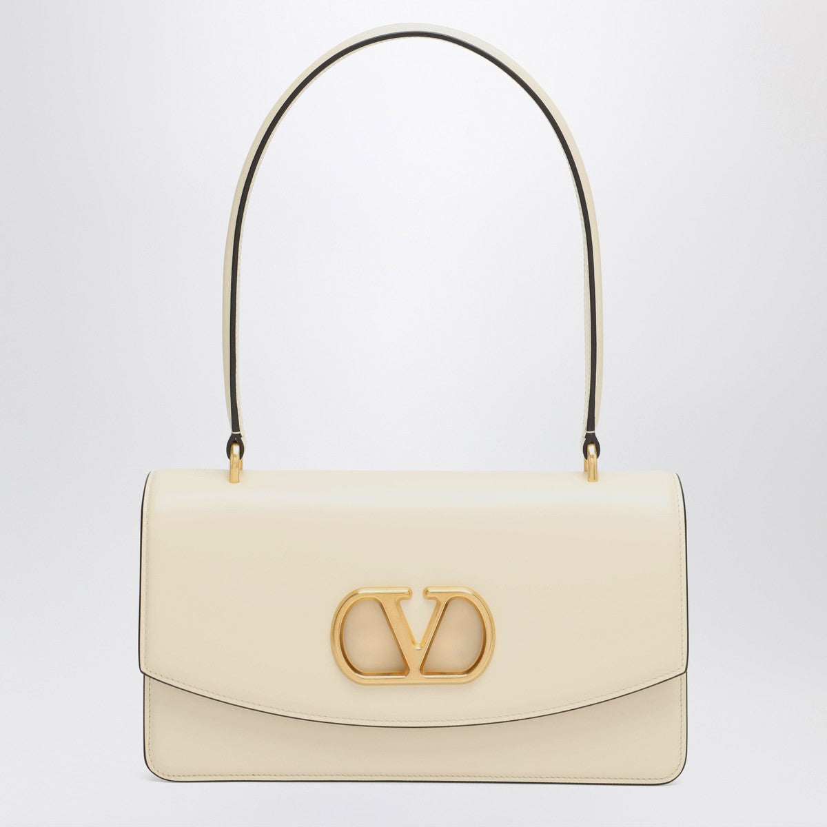 Valentino Garavani Vain bag in butter White glossy calfskin Valentino Garavani