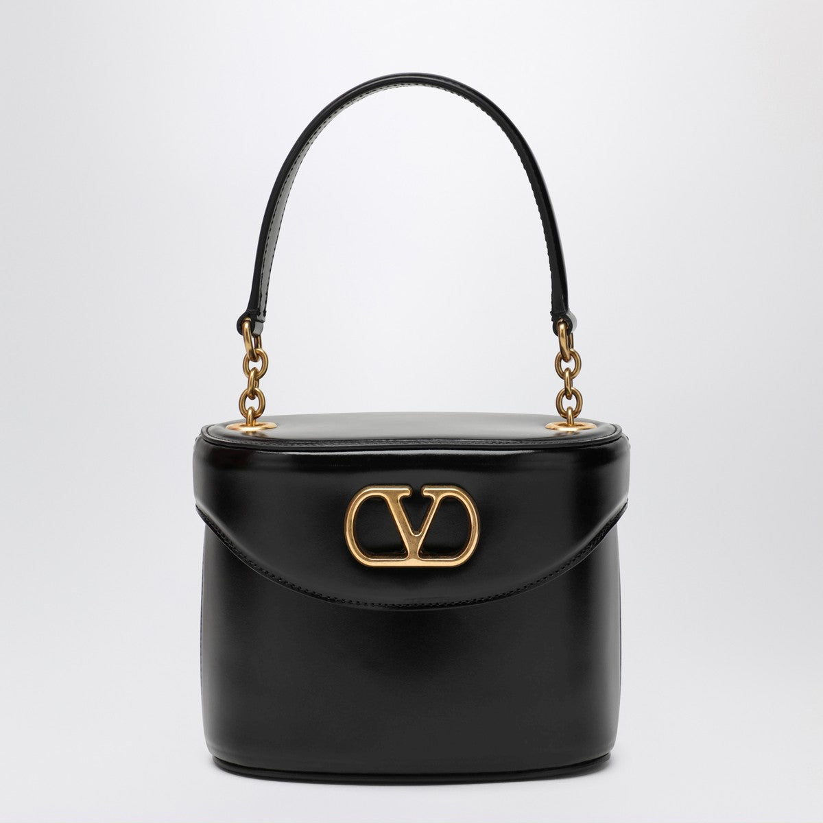 Valentino Garavani Black leather Vanity bag Valentino Garavani