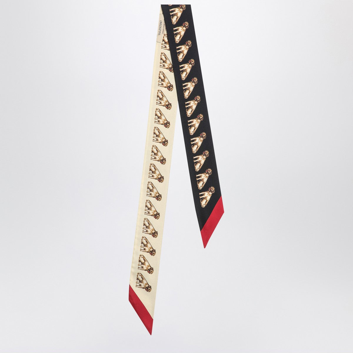 Valentino Garavani Petit Charles Bandeaux scarf in silk Valentino Garavani