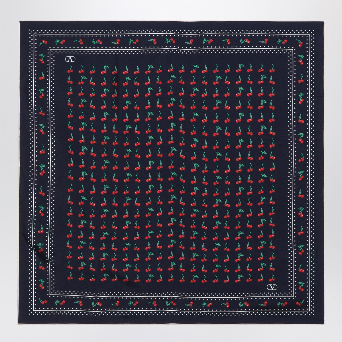 Valentino Garavani Cherryfic silk scarf Valentino Garavani