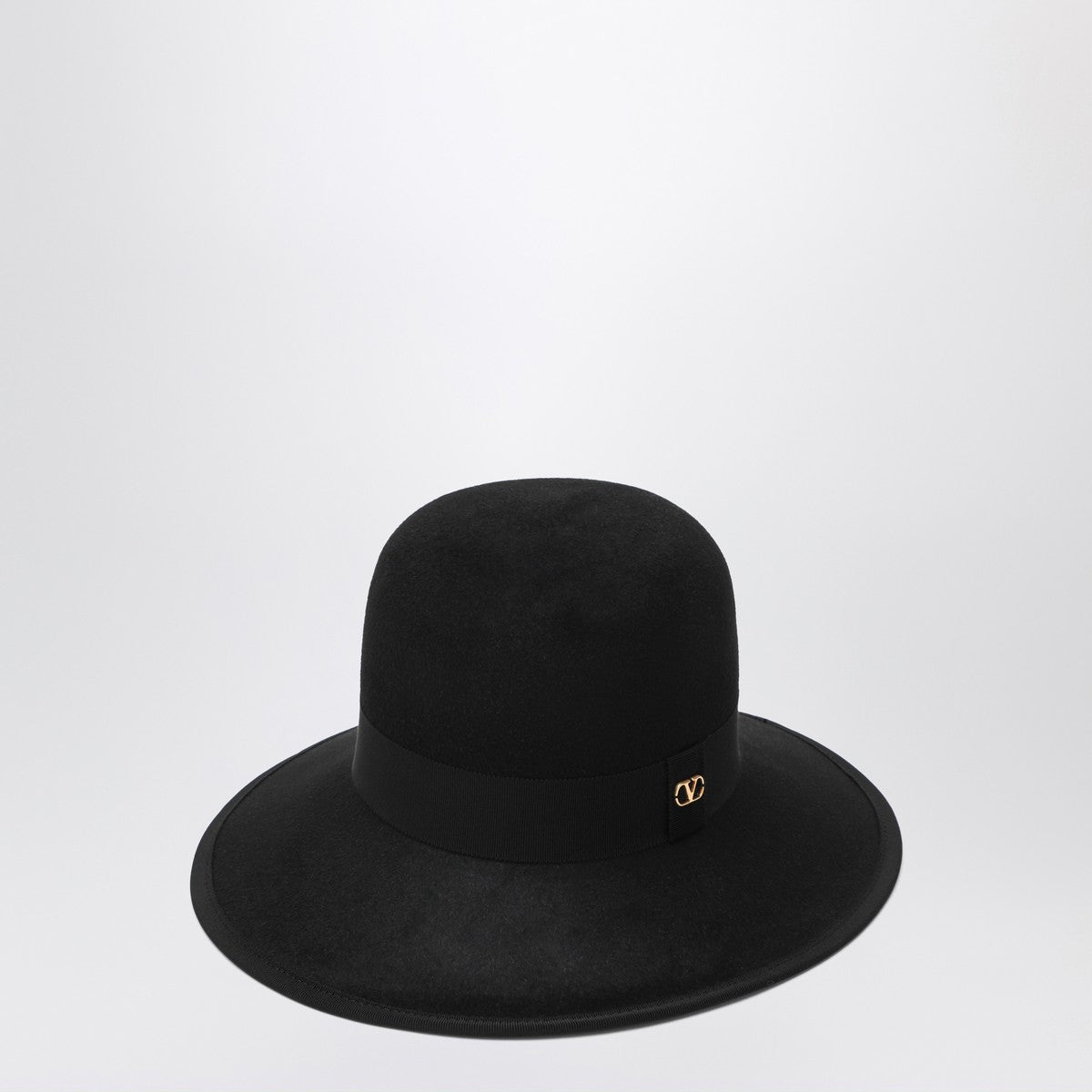 Valentino Volgo Signature cap in black Lapin fabric Valentino