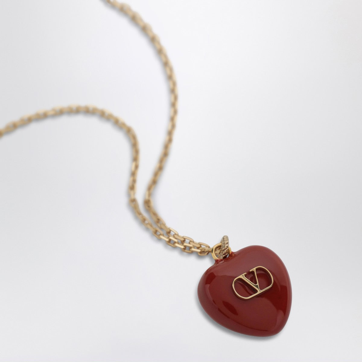 Valentino Garavani Coeur Royal red necklace Valentino Garavani