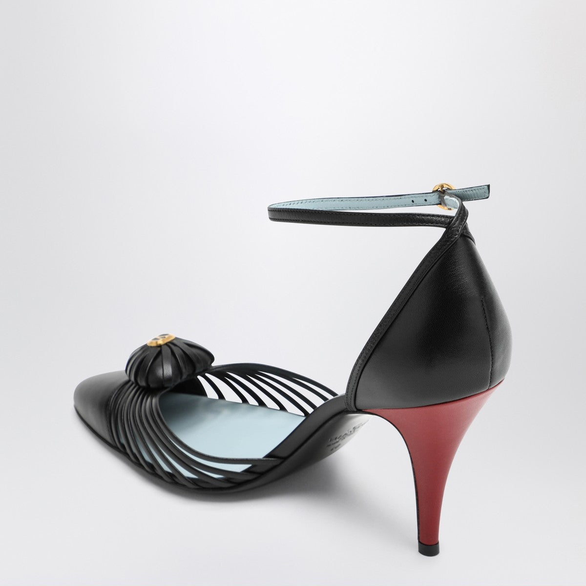 Valentino Garavani Décolleté VG Sandal Royal black Valentino Garavani